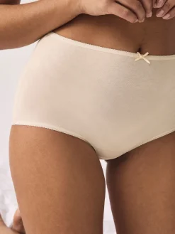 Pastelroze nude - Set van 5 slips met hoog katoengehalte*Next Discount