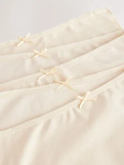 Pastelroze nude - Set van 5 slips met hoog katoengehalte*Next Discount