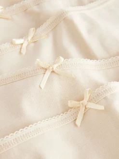 Pastelroze nude - Set van 5 slips met hoog katoengehalte*Next