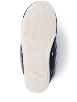 Floral Faux-Fur Slippers*Pavers Clearance