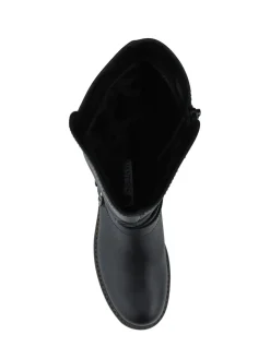 Wide Fit Zip Fasten Slouch Boots*Pavers Best