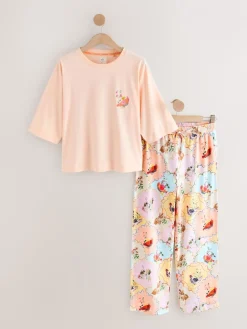 Peach Pink Hen - Tricot pyjama met korte mouwen*Next Best