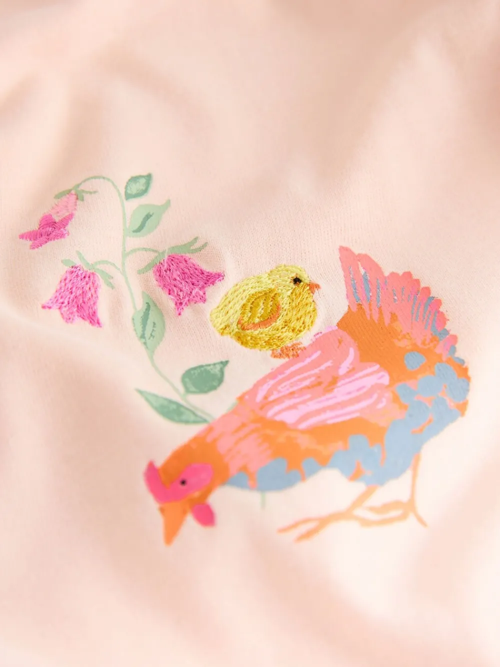 Peach Pink Hen - Tricot pyjama met korte mouwen*Next Best