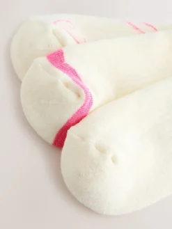 Pink Matcha - Set van 3 paar enkellange sportsokken met verzachte zool*Next Clearance