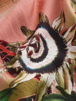 Pink Scenic Floral - Kew Collection Maxi Sarong*Next New