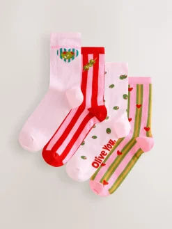 - Set van 4 paar enkelsokken*Next Sale