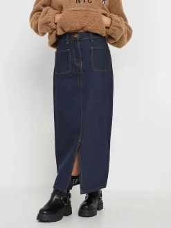 100% katoenen midirok met opgestikte zakken*PixieGirl Petite New