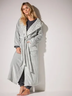 - Lange Animal badjas met contrast*PixieGirl Petite New