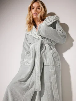 - Lange Animal badjas met contrast*PixieGirl Petite New