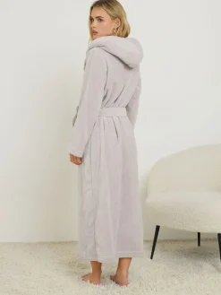 Cotton Touch Hooded Maxi Robe*PixieGirl Petite Sale
