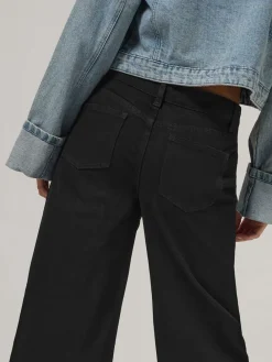 jeans met wijde pijpen van 100% katoen*PixieGirl Petite Sale