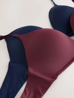 - Voorgevormde, gevoerde beha's zonder beugel, set van 2 A-E*Next Sale