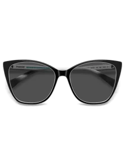 Rectangular Black Sunglasses*Polaroid Discount