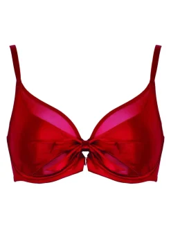 All Yours Satijn en mesh beha met voorsluiting*Pour Moi Online