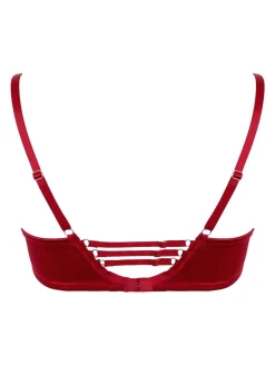 All Yours Satijn en mesh beha met voorsluiting*Pour Moi Online