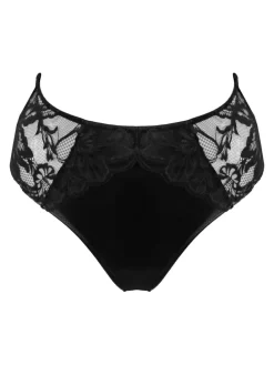 hoogopgesneden Onyx Brazilliaanse slip met hoge taille*Pour Moi Outlet