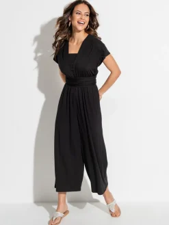 Multiway jersey strand jumpsuit met viscose*Pour Moi Discount