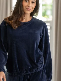 Ribbed Cosy Fleece Lounge Pyjamas Set*Pour Moi Sale