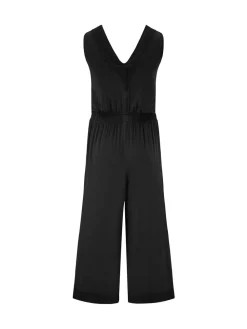 Sofa Loves Lace Hidden Support Cropped Wide Leg Jumpsuit*Pour Moi Outlet