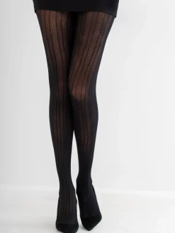 Stripe Lace Tights*Pour Moi Online