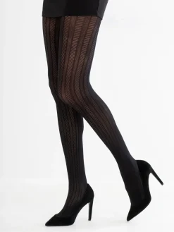 Stripe Lace Tights*Pour Moi Online