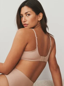 Praline huidskleur/wit - A-E Afvlakkende Ultimate Comfort Beha's 2 Verpakking*Next Outlet