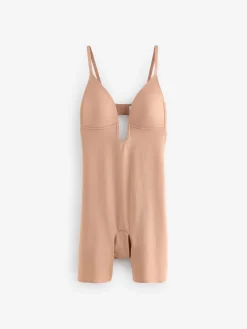 - Bodysuit met een middelmatige vorm voor buikcontrole, diepe, gladde bovenbenen*Next Sale