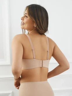 - Minimaliserende strapless bandeaubeha zonder vulling in cupmaat DD+*Next Best