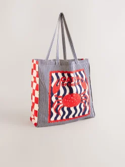 Print - Sardine Print 100% Cotton Shopper Bag*Next New