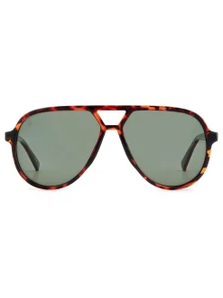 Oversized Pilot Sunglasses in Havana*Prive Revaux Sale