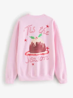 Christmas Tis The Season Back Graphic Sweatshirt*Proper Good New