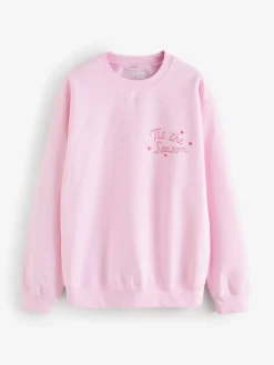 Christmas Tis The Season Back Graphic Sweatshirt*Proper Good New