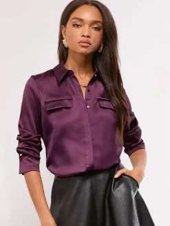 - - Satijnen overhemd*Lipsy Discount