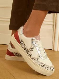 - Mix Flatform Comfort Retro Low Top Trainers*Love & Roses Online