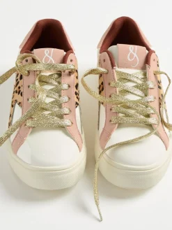 - Mix Flatform Comfort Retro Low Top Trainers*Love & Roses Sale