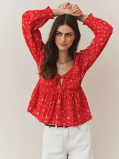 - Long Sleeve Milkmaid Top*Next Clearance