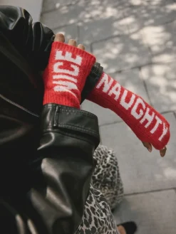 Red Naughty & Nice - Handwarmers*Rockett St George New