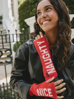 Red Naughty & Nice - Handwarmers*Rockett St George New