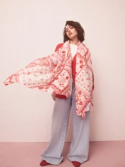 Red Valentine Patchwork - Lichte sjaal*Next