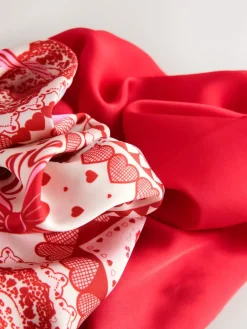 Red Valentine Patchwork - Oversized Scrunchies 2 Pack*Next