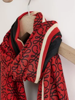 Red/Black Swirl - Lichte sjaal*Next Discount