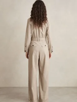 Abigail Tailored Jumpsuit met Wijde Pijpen*Reiss