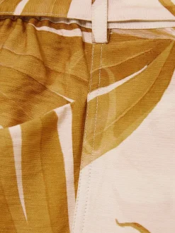 Avril Palm Print shorts met riem*Reiss Best