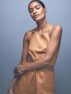 Bay linnen halternek Speelpakje met uitsnijding*Reiss Outlet