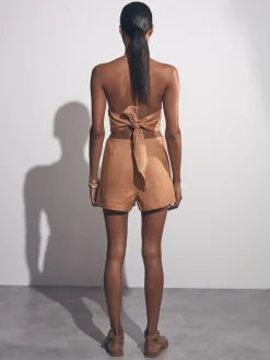 Bay linnen halternek Speelpakje met uitsnijding*Reiss Outlet