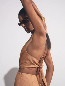 Bay linnen halternek Speelpakje met uitsnijding*Reiss Outlet