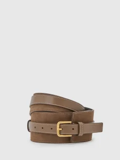 Beatrix Leather and Suede Corset Waist Belt*Reiss