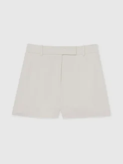 Devon elegante shorts van linnenmix*Reiss Discount