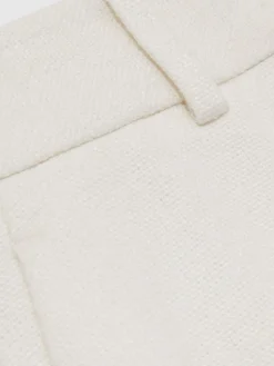 Devon elegante shorts van linnenmix*Reiss Discount