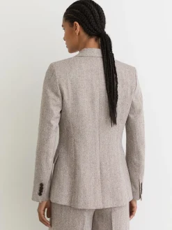 Isla Single-Breasted Textured Blazer*Reiss Sale